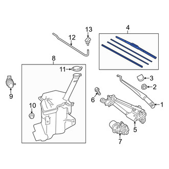 Toyota OE - Front Left Wiper Blade