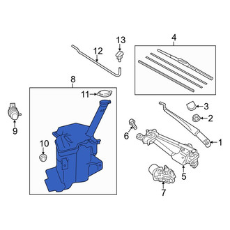 Toyota OE - Washer Fluid Reservoir