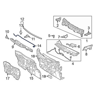 Toyota OE - Right Cowl Seal