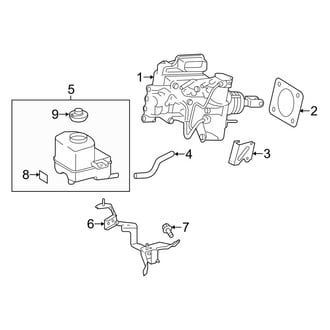 Toyota OE - Cowl - Components on Dash Panel