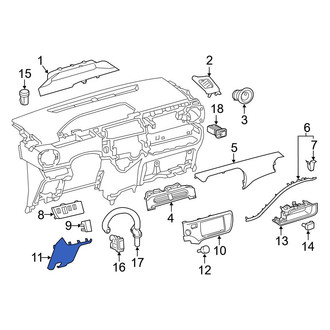 Toyota OE - Left Instrument Panel Trim Panel