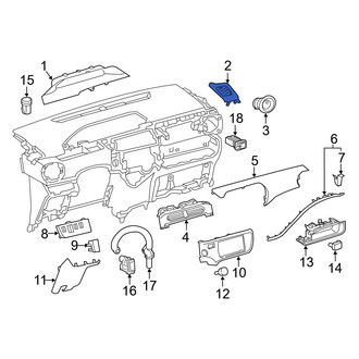 Toyota OE - Front Left Windshield Defroster Nozzle