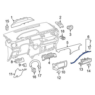 Toyota OE - Instrument Panel Molding