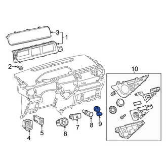 Toyota OE - 12 Volt Accessory Power Outlet Cover