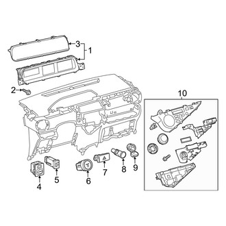 Toyota OE - Instrument Panel - Cluster & Switches