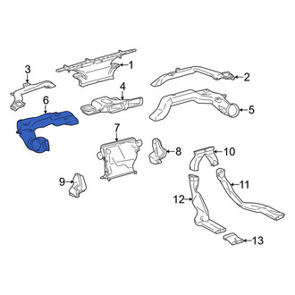 Toyota OE - Front Left Instrument Panel Air Duct