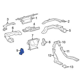 Toyota OE - Center Left Instrument Panel Air Duct
