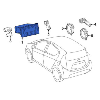Toyota OE - Radio Control Unit