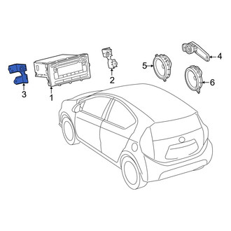 Toyota OE - Left GPS Navigation System Bracket