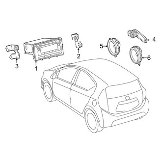 Toyota OE - Instrument Panel - Sound System