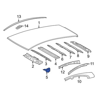 Toyota OE - Roof Panel Reinforcement Bracket