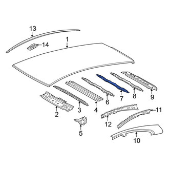 Toyota OE - Rear Roof Panel Reinforcement