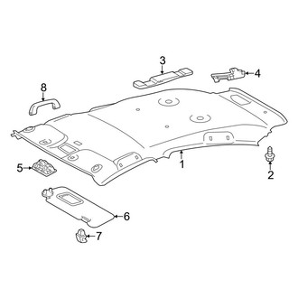Toyota OE - Roof - Interior Trim (W/O Sunroof)