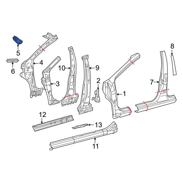 Body A-Pillar Bracket