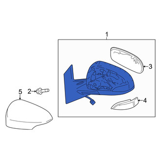 Toyota OE - Front Right Door Mirror