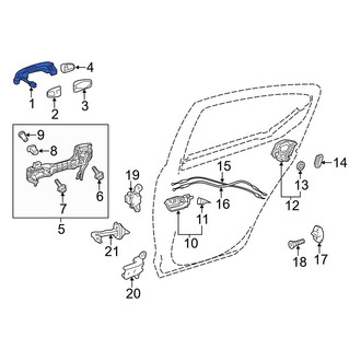 Toyota OE - Front Outer Exterior Door Handle