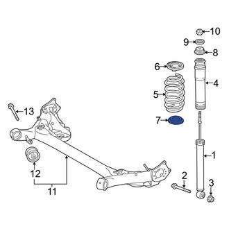 Toyota OE - Rear Lower Coil Spring Insulator