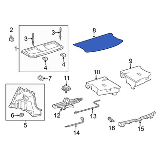 Toyota OE - Rear Floor Mat