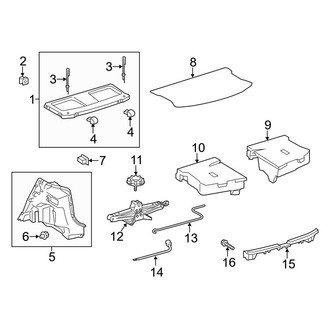 Toyota OE - Rear Body & Floor - Interior Trim