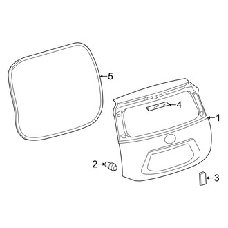 Toyota OE - Lift Gate - Gate & Hardware