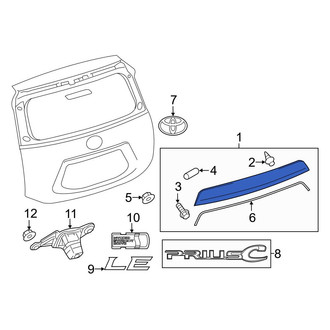 Toyota OE - Rear Liftgate Finish Panel