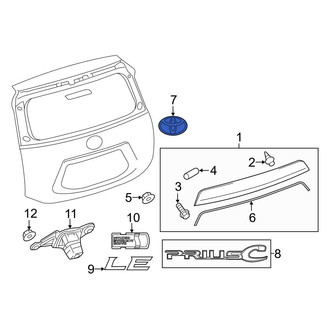 Toyota OE - Rear Hatch Emblem