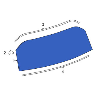 Toyota OE - Rear Liftgate Glass