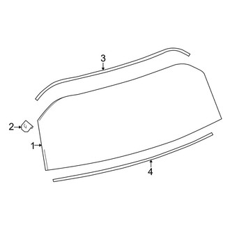 Toyota OE - Lift Gate - Glass