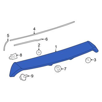 Toyota OE - Rear Spoiler