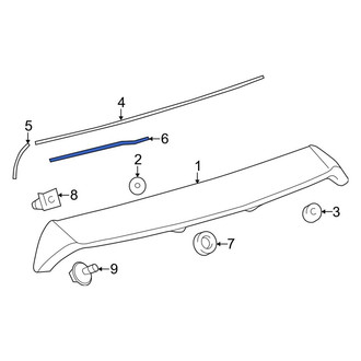 Toyota OE - Spoiler Gasket