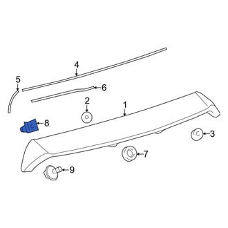 Toyota OE - Spoiler Clip