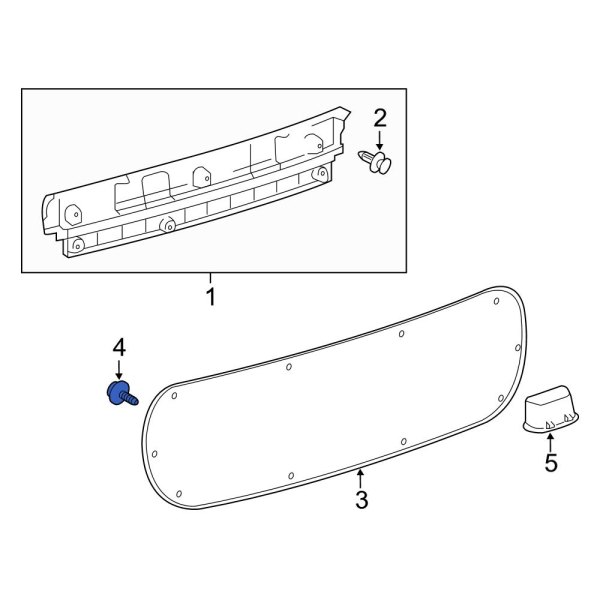 Liftgate Trim Cover Clip