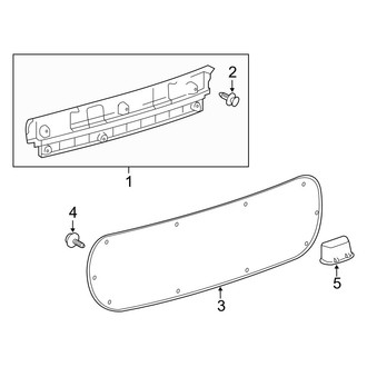 Toyota OE - Lift Gate - Interior Trim