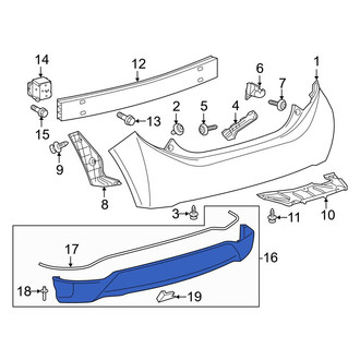 Toyota OE - Rear Spoiler