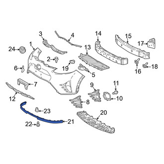 Toyota OE - Front Spoiler