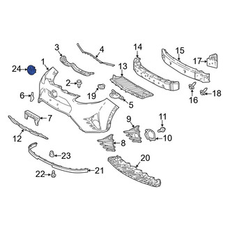 Toyota OE - Front Bumper Cover Emblem