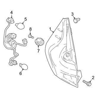 Toyota OE - Rear Lamps - Combination Lamps