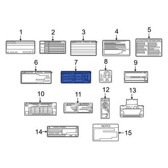 Toyota OE - Hybrid High Voltage Information Label