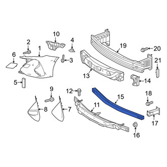 Toyota OE - Front Lower Bumper Impact Bar