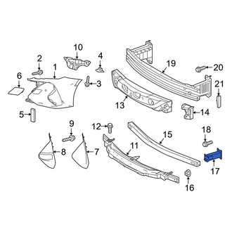 Toyota OE - Right Bumper Impact Bar Bracket