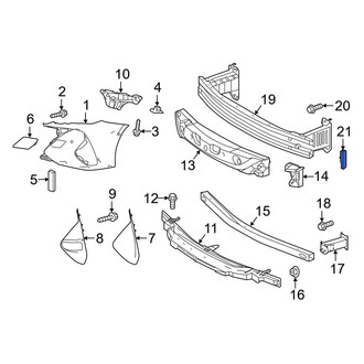 Toyota OE - Front Bumper Impact Bar Bracket