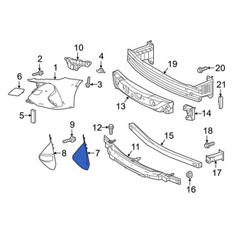 Toyota OE - Front Left Bumper Cover Spacer Panel