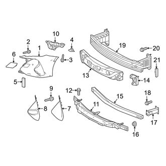 Toyota OE - Front Bumper & Grille - Bumper & Components (LE / Limited / XLE)