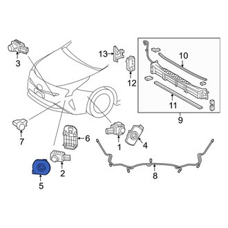 Toyota OE - Front Left Inner Parking Aid Sensor Housing