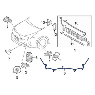 Toyota OE - Front Parking Aid System Wiring Harness