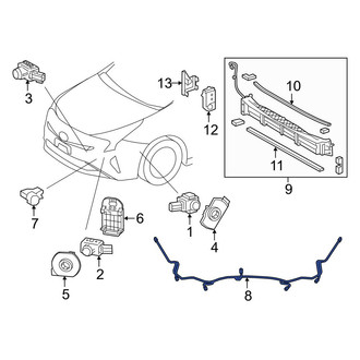 Toyota OE - Front Parking Aid System Wiring Harness