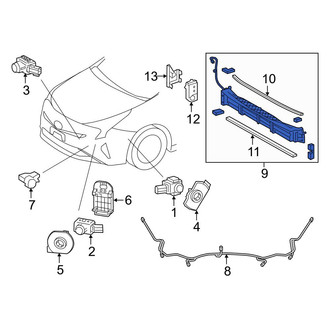 Toyota OE - Front Radiator Shutter Assembly