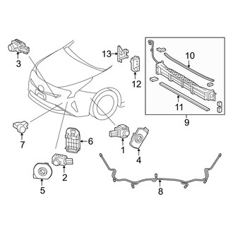 Toyota OE - Front Bumper & Grille - Electrical Components