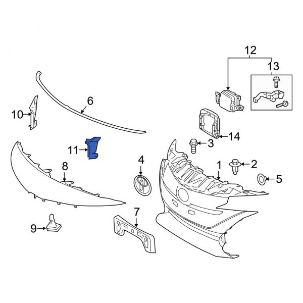 Grille Molding Insulator