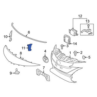 Toyota OE - Front Cruise Control Distance Sensor
